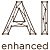 AI enhanced Logo